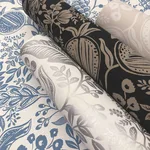 Rifle Paper Co. Pomegranate - White & Black Wallpaper | Buy Online Rifle Paper Co. Pomegranate wallpaper, color White & Black, SKU RP7387