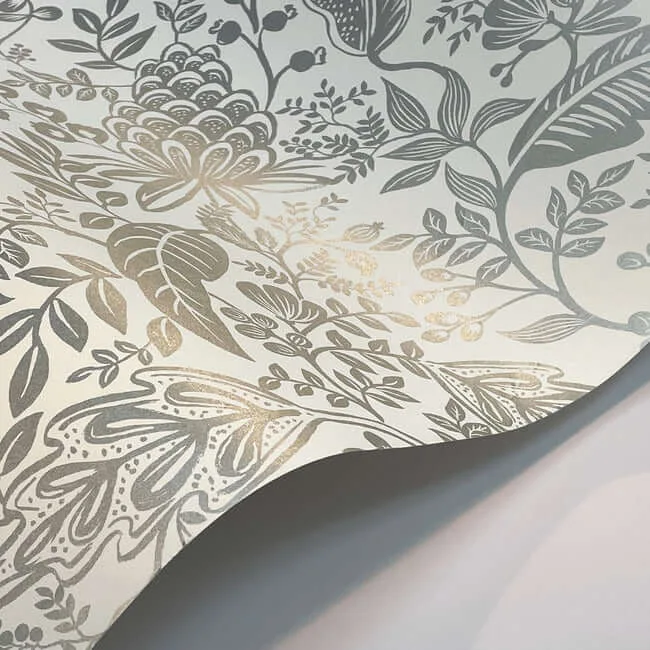 Rifle Paper Co. Pomegranate - White & Black Wallpaper | Buy Online Rifle Paper Co. Pomegranate wallpaper, color White & Black, SKU RP7387