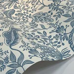 Rifle Paper Co. Pomegranate - White & Blue Wallpaper | Buy Online Rifle Paper Co. Pomegranate wallpaper, color White & Blue, SKU RP7390