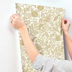 Rifle Paper Co. Pomegranate - White Wallpaper | Buy Online Rifle Paper Co. Pomegranate wallpaper, color White, SKU RP7391