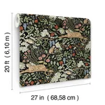 Rifle Paper Co. Safari - Black Wallpaper | Buy Online Rifle Paper Co. Safari wallpaper, color Black, SKU PSW1680RL