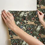 Rifle Paper Co. Safari - Black Wallpaper | Buy Online Rifle Paper Co. Safari wallpaper, color Black, SKU PSW1680RL
