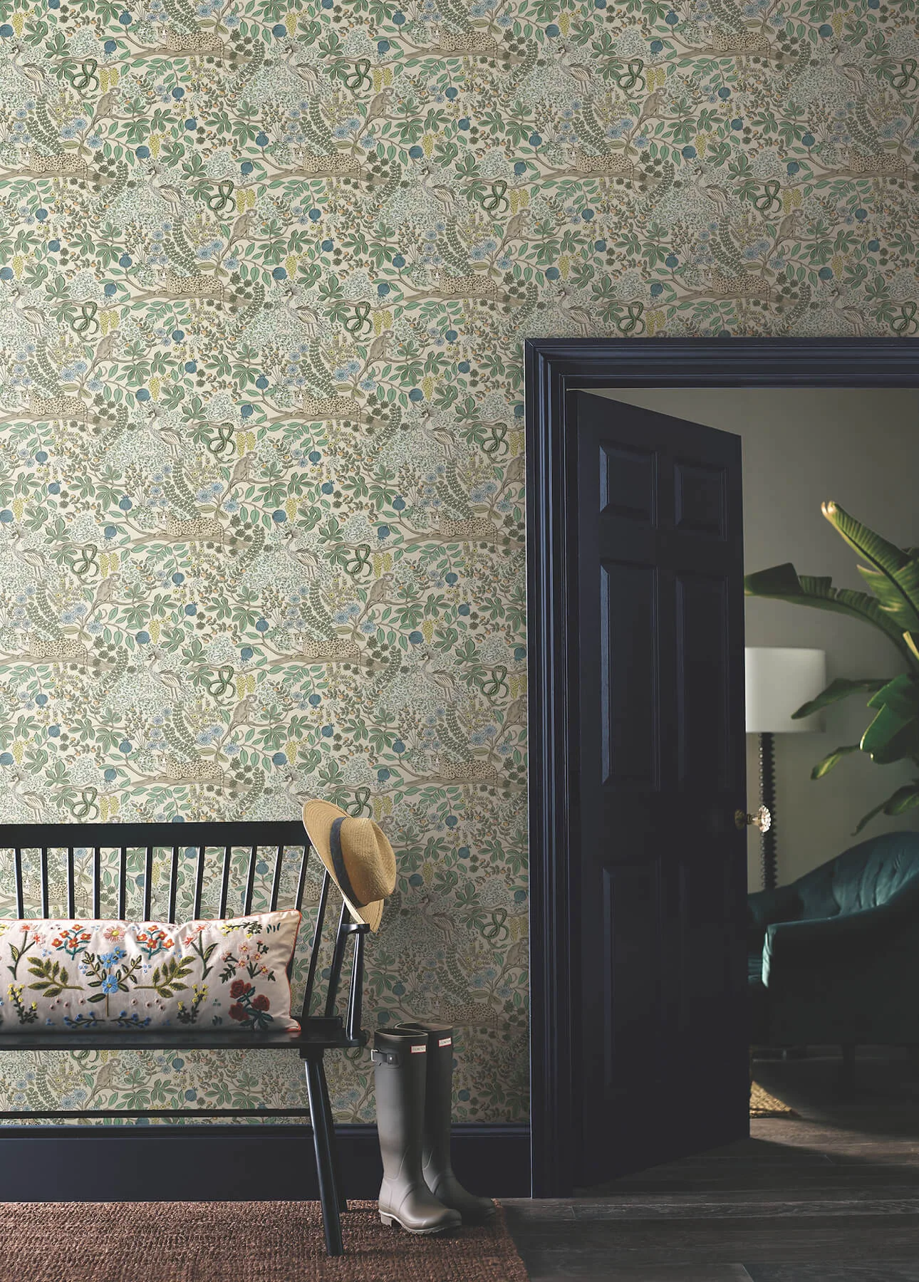 Rifle Paper Co. Safari wallpaper, color Cream, SKU PSW1681RL