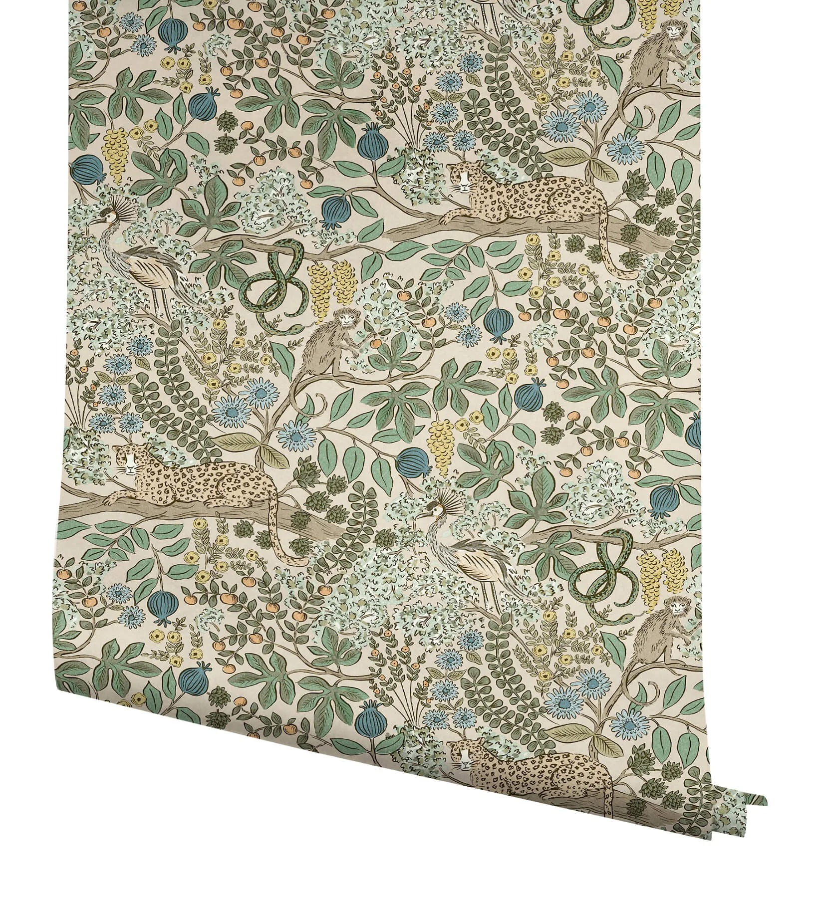Rifle Paper Co. Safari - Cream Wallpaper | Buy Online Rifle Paper Co. Safari wallpaper, color Cream, SKU PSW1681RL