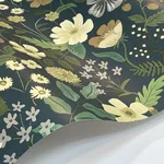 Rifle Paper Co. Strawberry Fields wallpaper, color Blue & Green, SKU RP7359