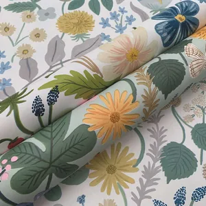 Rifle Paper Co. Strawberry Fields wallpaper, color Green & Pink, SKU RP7356
