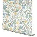 Rifle Paper Co. Strawberry Fields - White & Green Wallpaper | Buy Online Rifle Paper Co. Strawberry Fields wallpaper, color White & Green, SKU RP7357