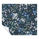 Rifle Paper Co. Sweetbrier wallpaper, color Navy, SKU PSW1544RL