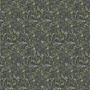 Rifle Paper Co. Tapestry wallpaper, color Black & Beige, SKU RI5125