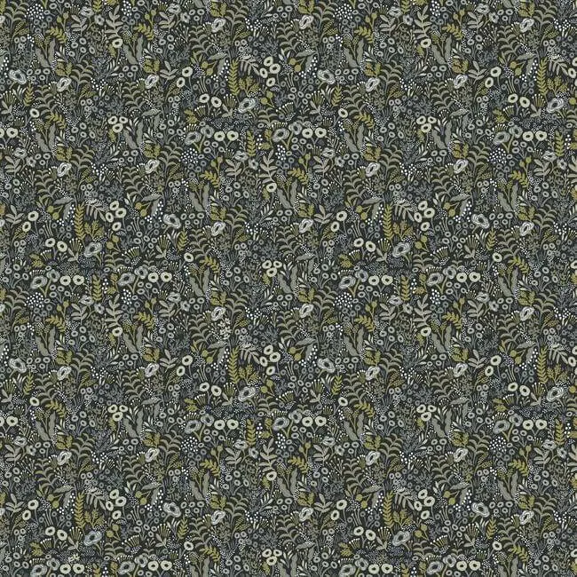 Rifle Paper Co. Tapestry wallpaper, color Black & Beige, SKU RI5125