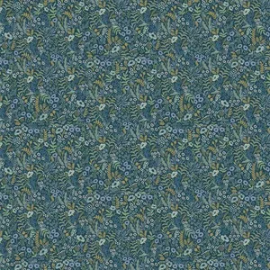 Rifle Paper Co. Tapestry wallpaper, color Indigo, SKU RI5126