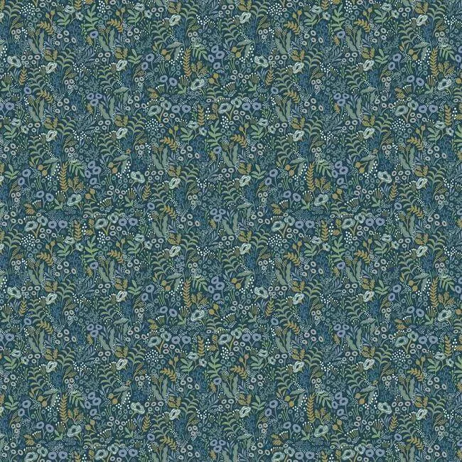 Rifle Paper Co. Tapestry wallpaper, color Indigo, SKU RI5126