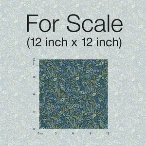 Rifle Paper Co. Tapestry wallpaper, color Indigo, SKU RI5126