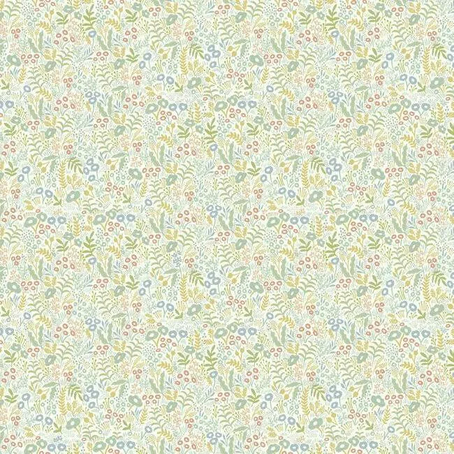 Rifle Paper Co. Tapestry wallpaper, color Light Mustard, SKU RI5127