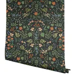 Rifle Paper Co. Wildwood - Black Wallpaper | Buy Online Rifle Paper Co. Wildwood wallpaper, color Black, SKU RI5158