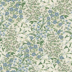 Rifle Paper Co. Wildwood Garden wallpaper, color Beige & Green, SKU RP7375