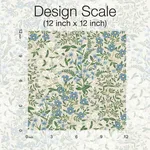 Rifle Paper Co. Wildwood Garden wallpaper, color Beige & Green, SKU RP7375