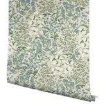 Rifle Paper Co. Wildwood Garden wallpaper, color Beige & Green, SKU RP7375