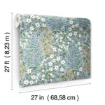 Rifle Paper Co. Wildwood Garden - Blue & White Wallpaper | Buy Online Rifle Paper Co. Wildwood Garden wallpaper, color Blue & White, SKU RP7379