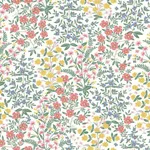 Rifle Paper Co. Wildwood Garden wallpaper, color White & Pink, SKU RP7377