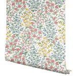 Rifle Paper Co. Wildwood Garden wallpaper, color White & Pink, SKU RP7377