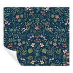 Rifle Paper Co. Wildwood - Navy Wallpaper | Buy Online Rifle Paper Co. Wildwood wallpaper, color Navy, SKU PSW1622RL