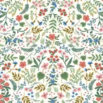 Rifle Paper Co. Wildwood wallpaper, color Rose, SKU PSW1624RL