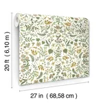 Rifle Paper Co. Wildwood - Linen Wallpaper | Buy Online Rifle Paper Co. Wildwood wallpaper, color Linen, SKU PSW1625RL