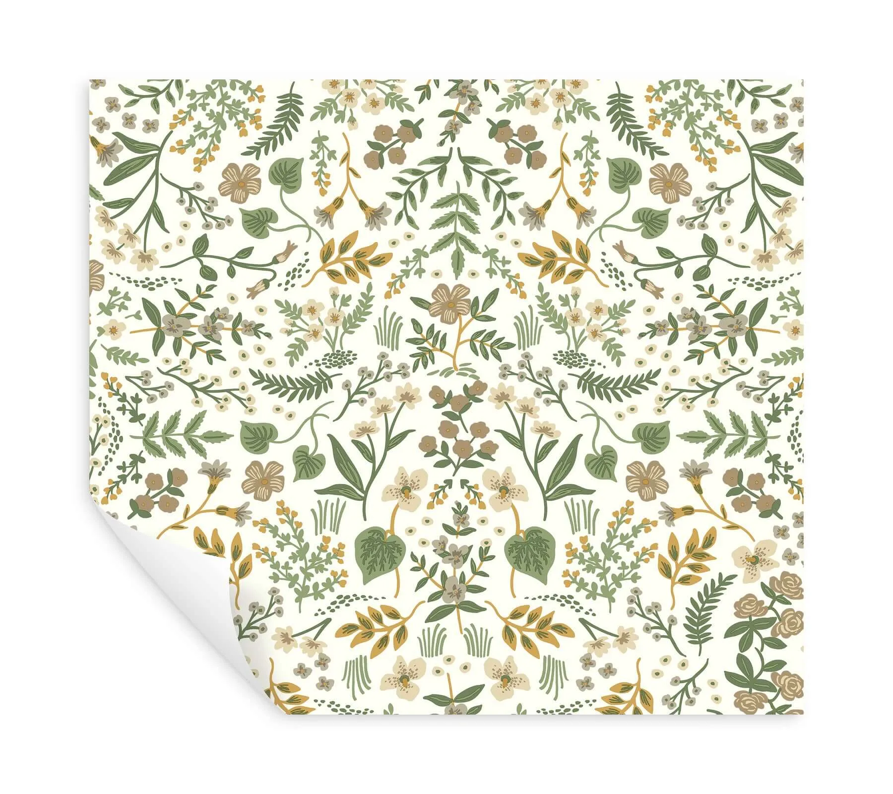 Rifle Paper Co. Wildwood - Linen Wallpaper | Buy Online Rifle Paper Co. Wildwood wallpaper, color Linen, SKU PSW1625RL