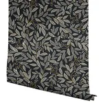 Rifle Paper Co. Willowberry - Black Wallpaper | Buy Online Rifle Paper Co. Willowberry wallpaper, color Black, SKU RF7462