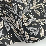 Rifle Paper Co. Willowberry - Black Wallpaper | Buy Online Rifle Paper Co. Willowberry wallpaper, color Black, SKU RF7462