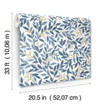 Rifle Paper Co. Willowberry wallpaper, color Blue, SKU RF7461