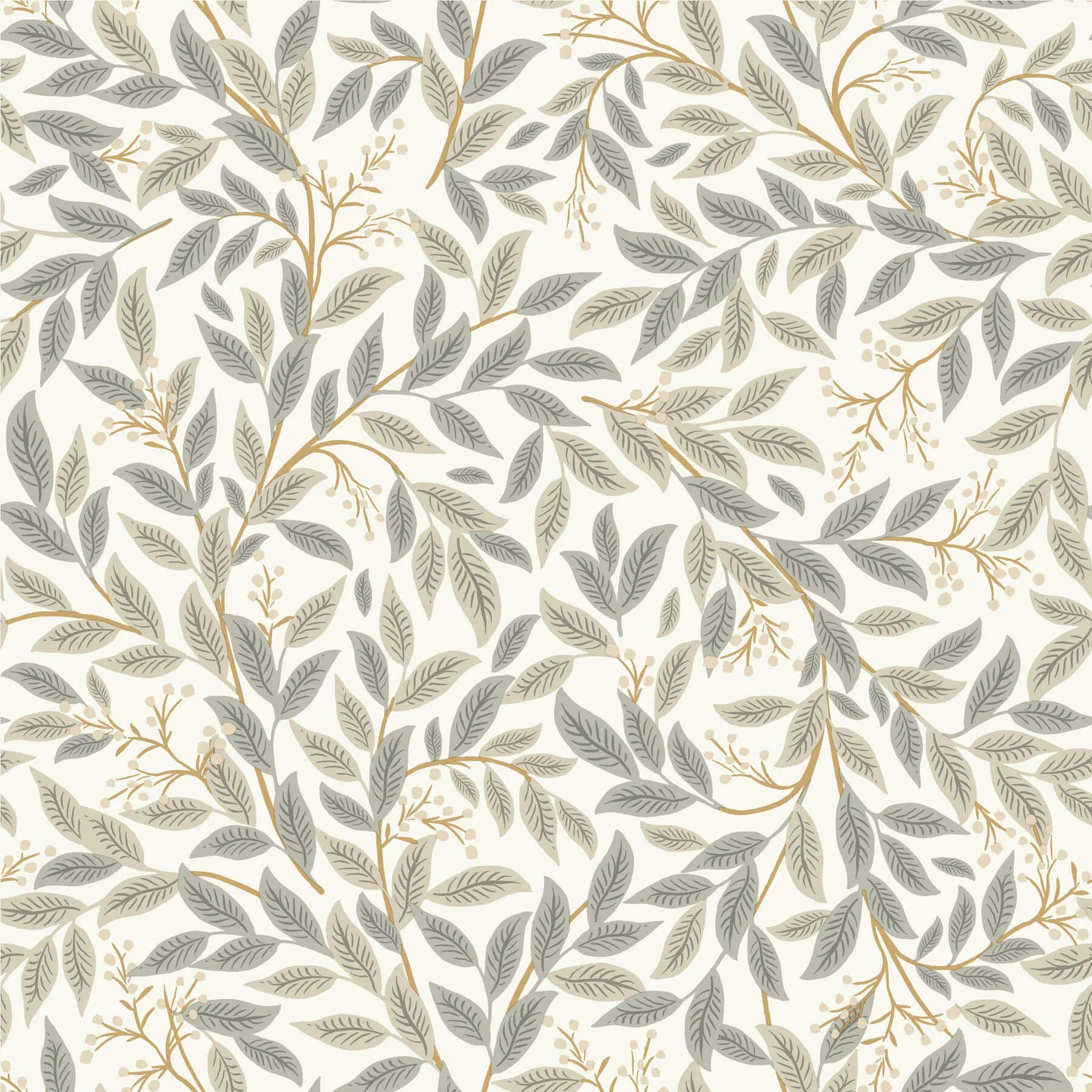 Rifle Paper Co. Willowberry wallpaper, color Linen, SKU RF7463