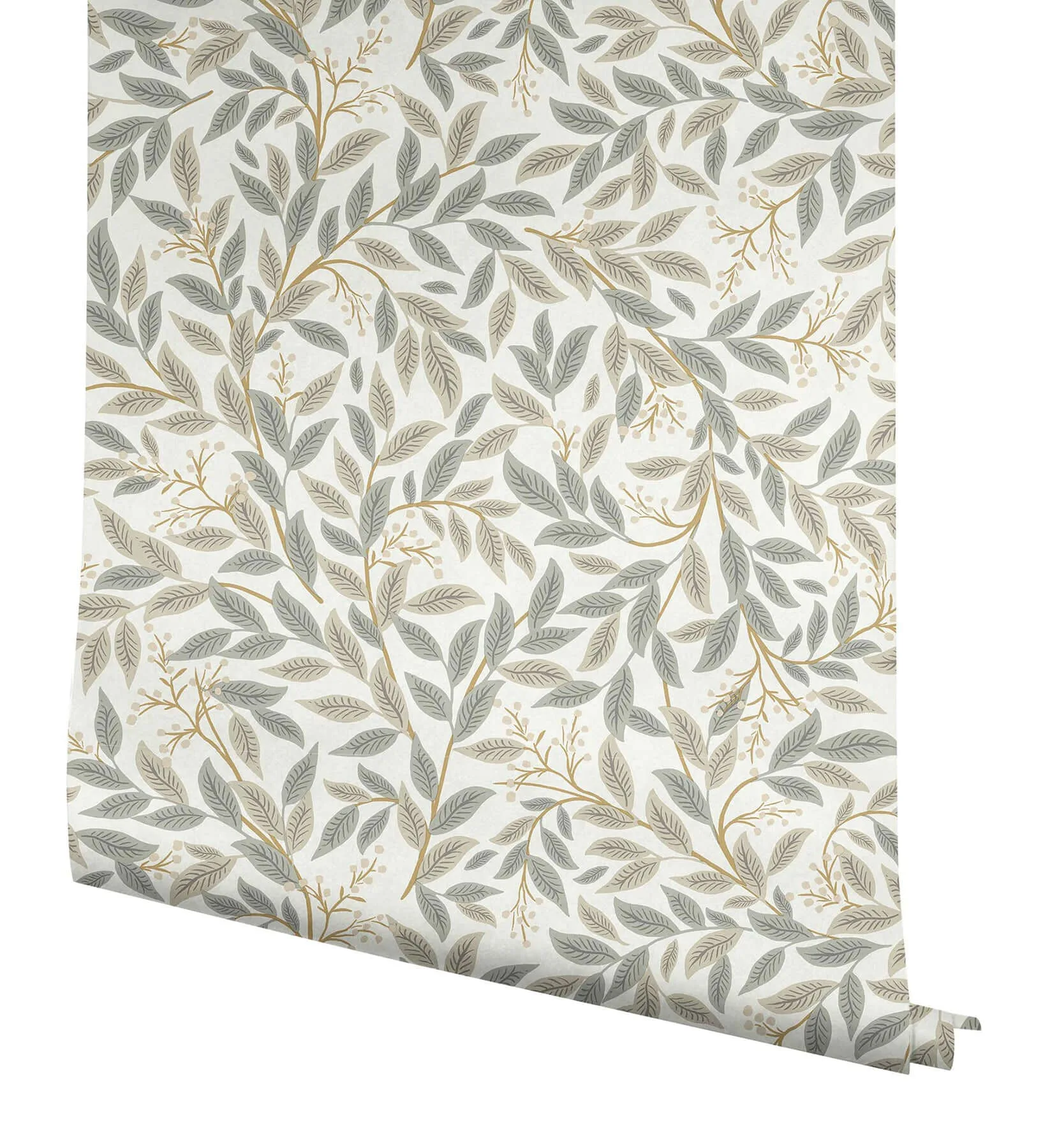 Rifle Paper Co. Willowberry - Linen Wallpaper | Buy Online Rifle Paper Co. Willowberry wallpaper, color Linen, SKU RF7463