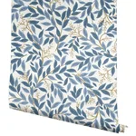 Rifle Paper Co. Willowberry wallpaper, color Blue & White, SKU PSW1469RL