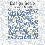 Rifle Paper Co. Willowberry wallpaper, color Blue & White, SKU PSW1469RL