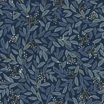 Rifle Paper Co. Willowberry - Navy Wallpaper | Buy Online Rifle Paper Co. Willowberry wallpaper, color Navy, SKU PSW1470RL