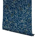 Rifle Paper Co. Willowberry - Navy Wallpaper | Buy Online Rifle Paper Co. Willowberry wallpaper, color Navy, SKU PSW1470RL