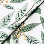 Rifle Paper Co. Willowberry wallpaper, color Sage, SKU RF7465