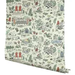 Rifle Paper Co. Wonderland - Pastel Wallpaper | Buy Online Rifle Paper Co. Wonderland wallpaper, color Pastel, SKU PSW1330RL