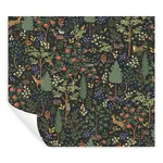 Rifle Paper Co. Woodland - Black Wallpaper | Buy Online Rifle Paper Co. Woodland wallpaper, color Black, SKU PSW1546RL