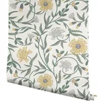 Rifle Paper Co. Aster - Gold Wallpaper | Buy Online Rifle Paper Co. Aster wallpaper, color Gold, SKU RF7432