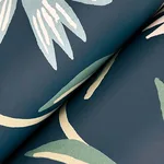 Rifle Paper Co. Aster - Navy Wallpaper | Buy Online Rifle Paper Co. Aster wallpaper, color Navy, SKU RF7435