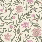Rifle Paper Co. Aster wallpaper, color Rose, SKU RF7436