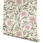 Rifle Paper Co. Aster wallpaper, color Rose, SKU RF7436