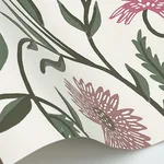 Rifle Paper Co. Aster wallpaper, color Rose, SKU RF7436