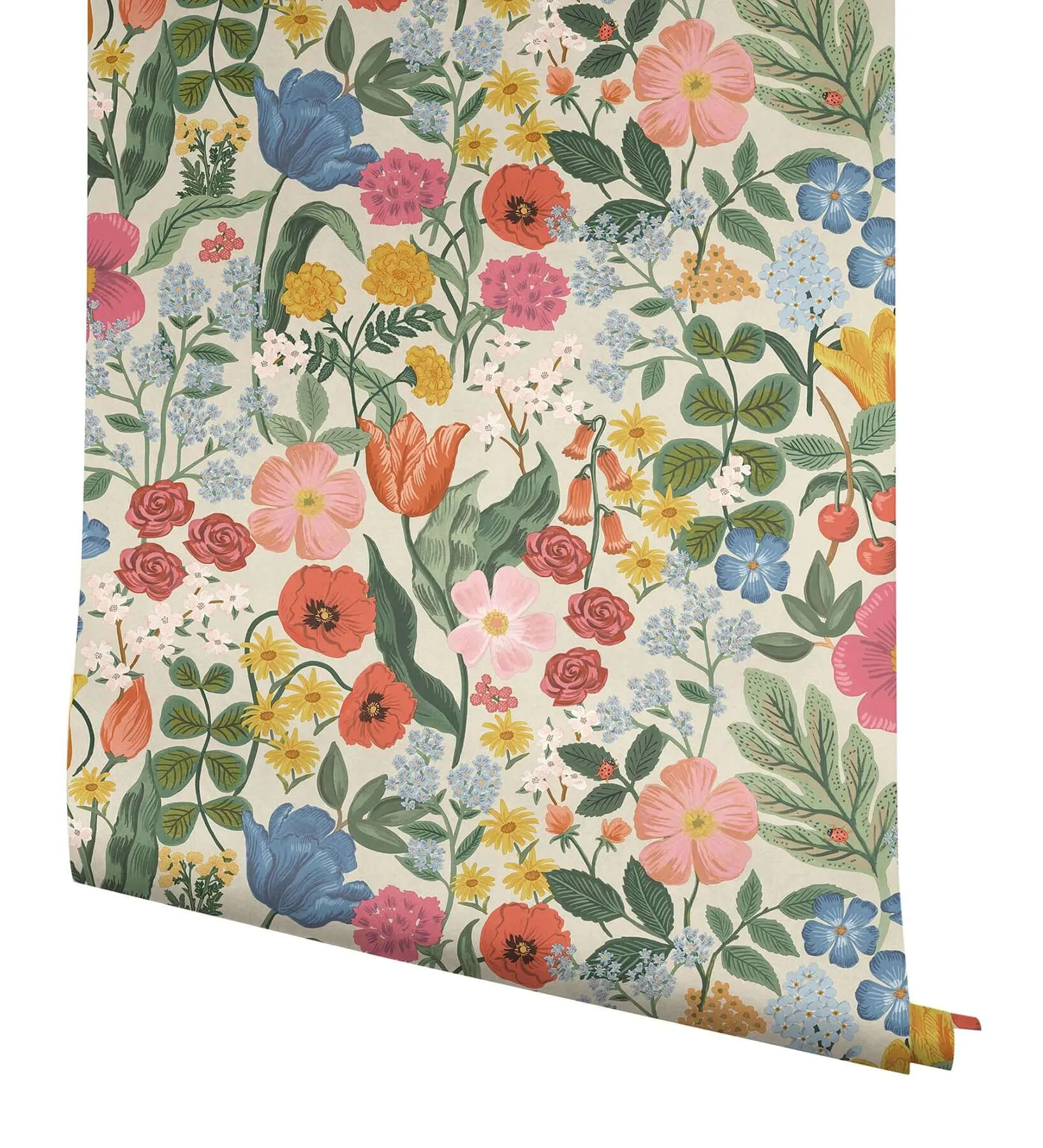 Rifle Paper Co. Blossom - Cream Wallpaper | Buy Online Rifle Paper Co. Blossom wallpaper, color Cream, SKU RF7492