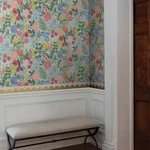 Rifle Paper Co. Blossom - Light Blue Wallpaper | Buy Online Rifle Paper Co. Blossom wallpaper, color Light Blue, SKU RF7493