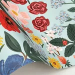 Rifle Paper Co. Blossom - Light Blue Wallpaper | Buy Online Rifle Paper Co. Blossom wallpaper, color Light Blue, SKU RF7493