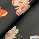 Rifle Paper Co. Butterfly House - Black Wallpaper | Buy Online Rifle Paper Co. Butterfly House wallpaper, color Black, SKU RF7413